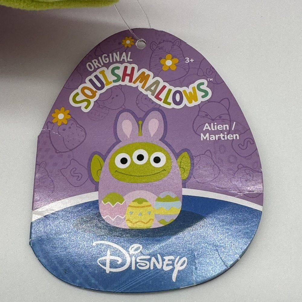 Squishmallows Disney Toy Story Alien/Martian Approx 10"‎ Bunny Plush 2022 NWT - Picture 8 of 12